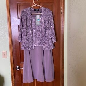 R & M Collection NWT Lavender Dress size 16